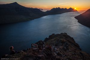 Klakkur, tramonto alle 23