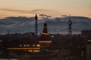 Castello Sforzesco, Torre Branca e antenna RAI