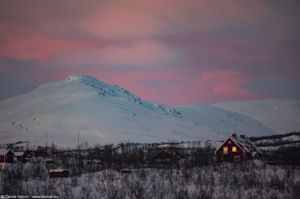 Tramonto su Abisko