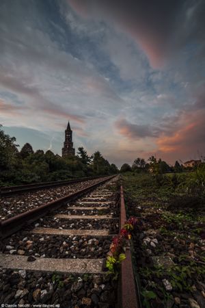 Vechia ferrovia Milano-Genova a Chiaravalle