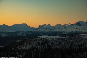 Le montagne che cingono Kvikkjokk