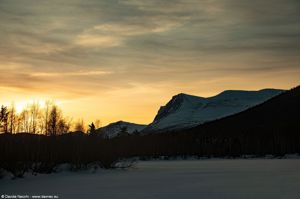 Tramonto a Kvikkjokk
