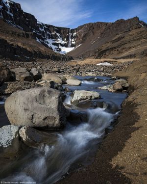 Hengifoss ed il fiume Hengifossá