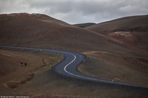 In discesa da Namafjall