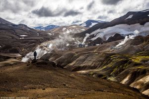 Kerlingarfjoll camminando nel vapore